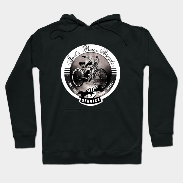 Joel's logo black alternate Hoodie by carrillo_art_studios